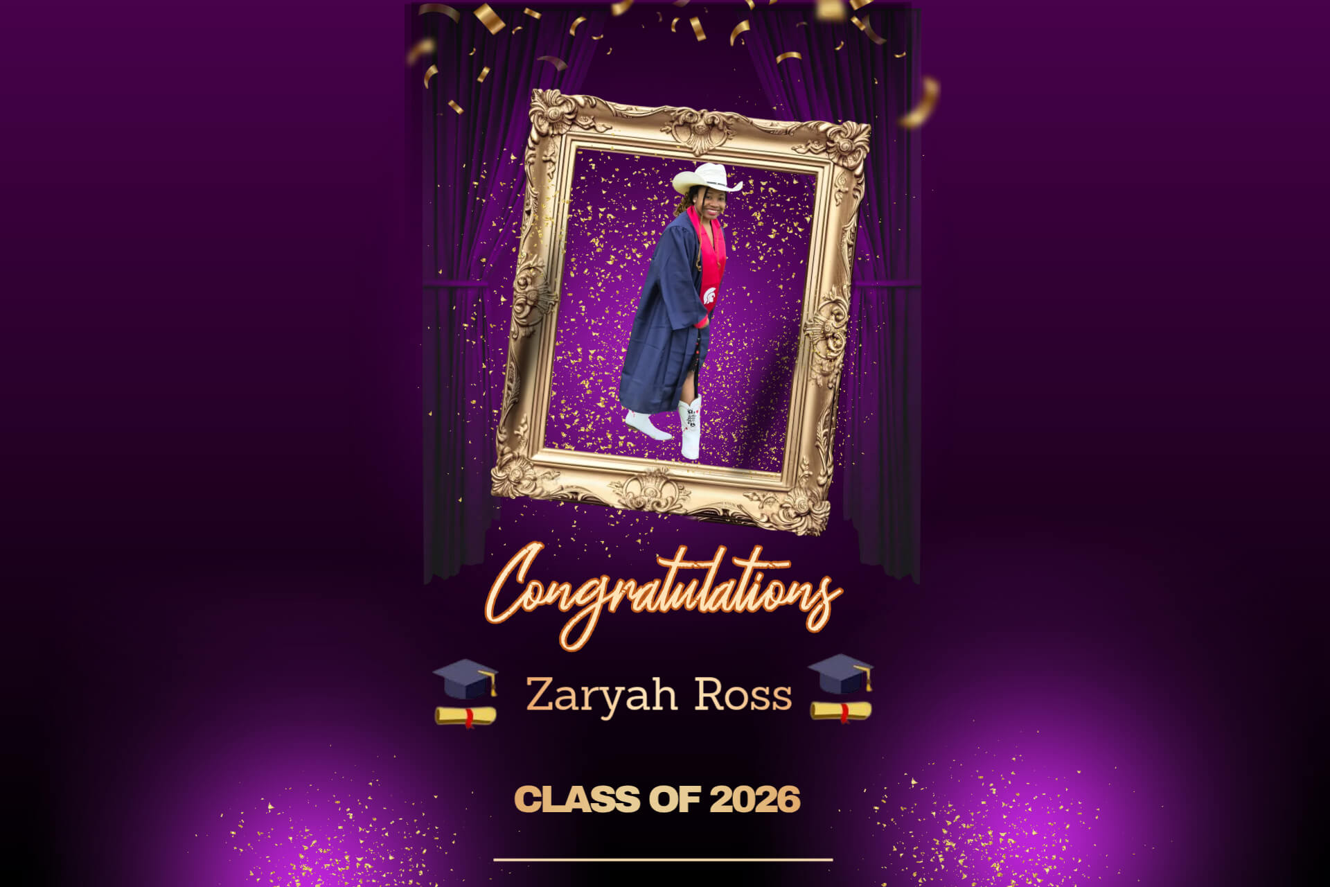 Graduation Party Flyer Class of 2025 Celebration (1)
